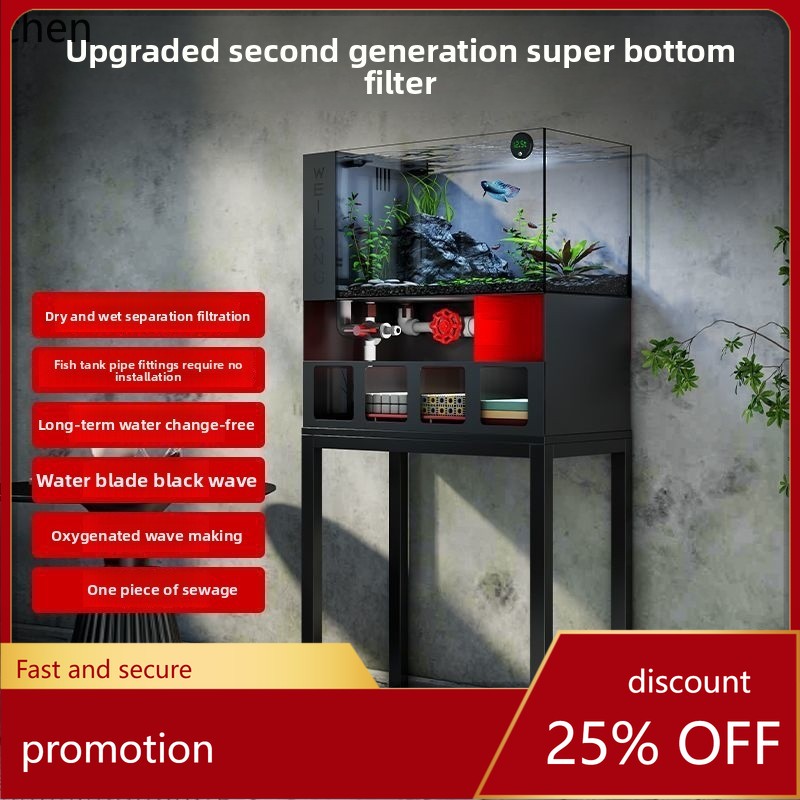 Marine Aquarium All In One - ZMLVisbak Ultra Helder Glas Goudvisbak Geïntegreerd