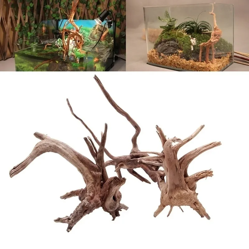 Marine Aquarium All In One - Natuurlijke Boomstam Drijfhout Aquarium Aquarium Reptiel