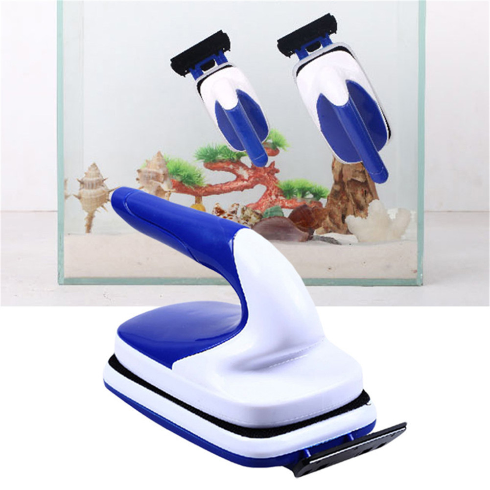 Marine Aquarium Glass Cleaner - Aquarium Praktische Drijvende Magnetische Borstel Aquarium