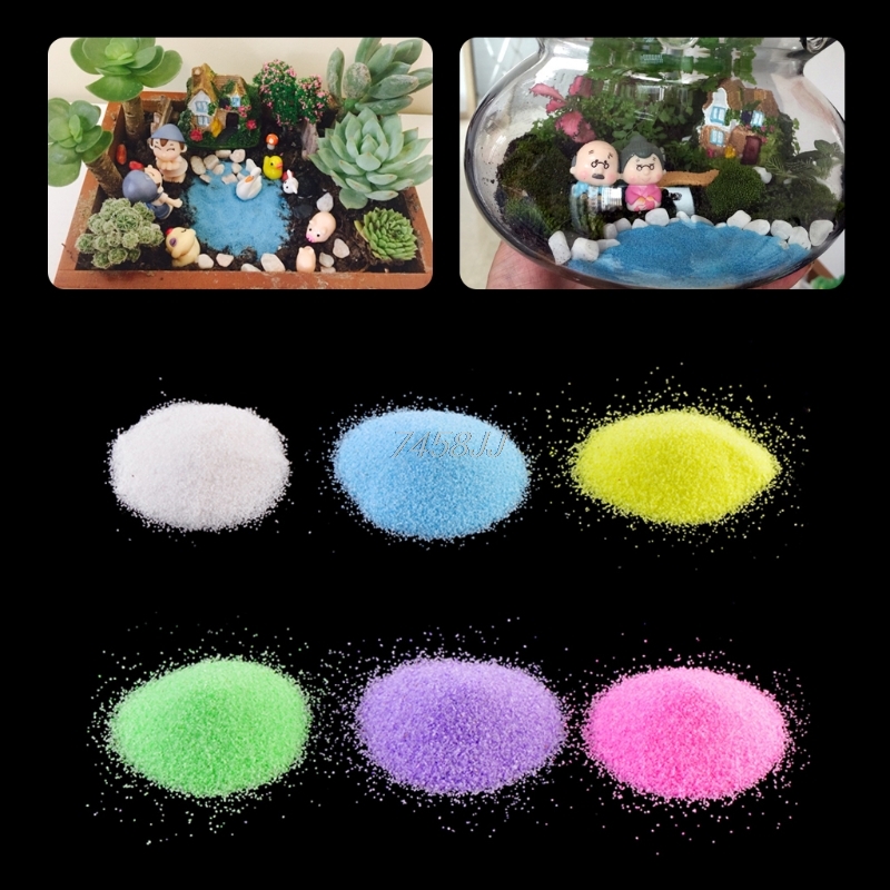 Aquarium Marina - 1 zak 6-kleuren kwarts zand miniatuur