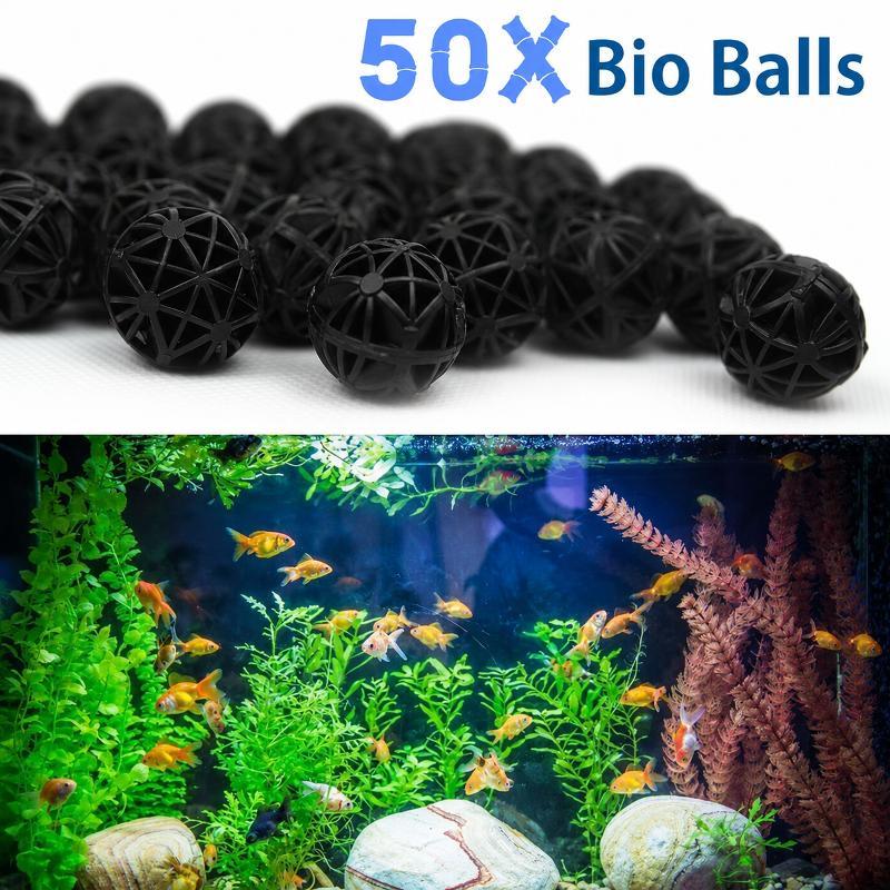 Aquarium Marine Filter - 50 stuks 16mm aquarium biofilterballen viskom