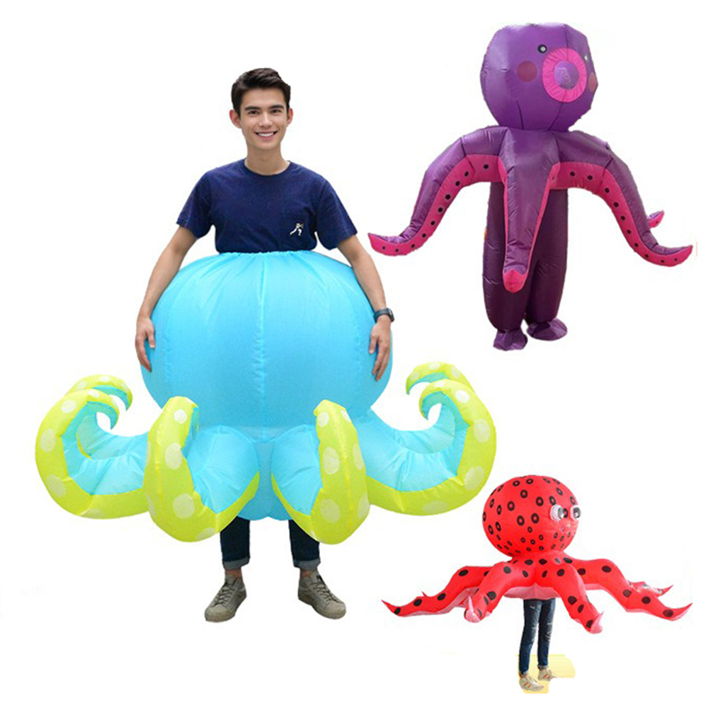 Aquarium Marine Parade - Aquarium Parade Performance Opblaasbaar pak Octopus