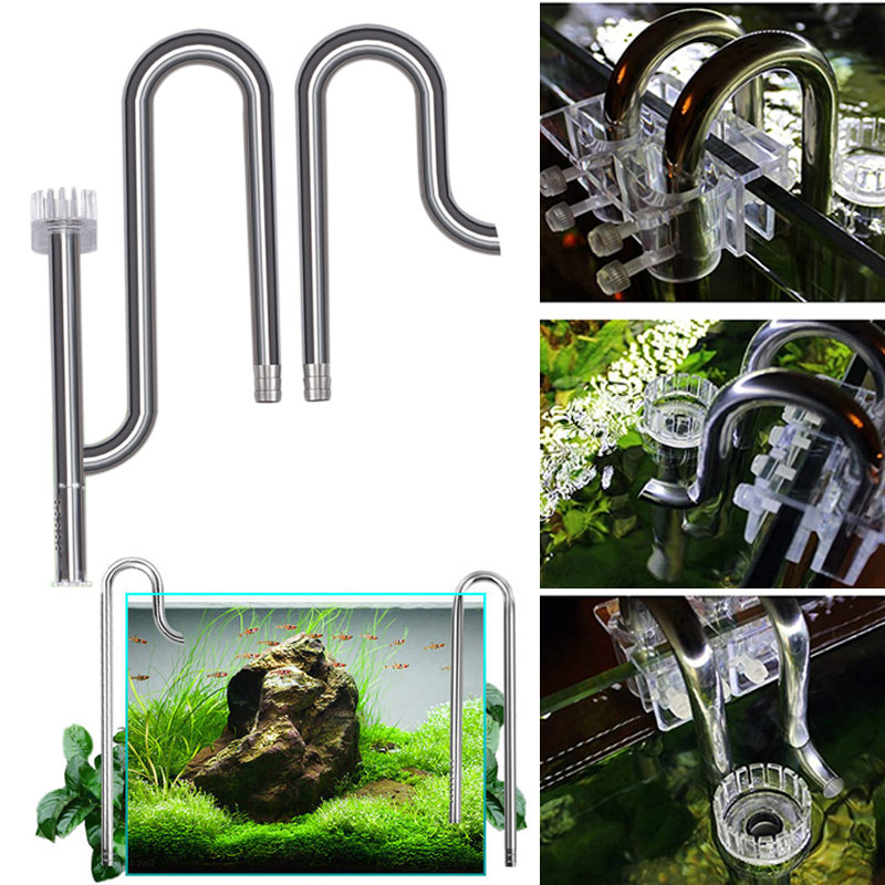 Aquarium Marine Filter - Nieuwe Aquarium Lelie Pijp Rvs Instroom