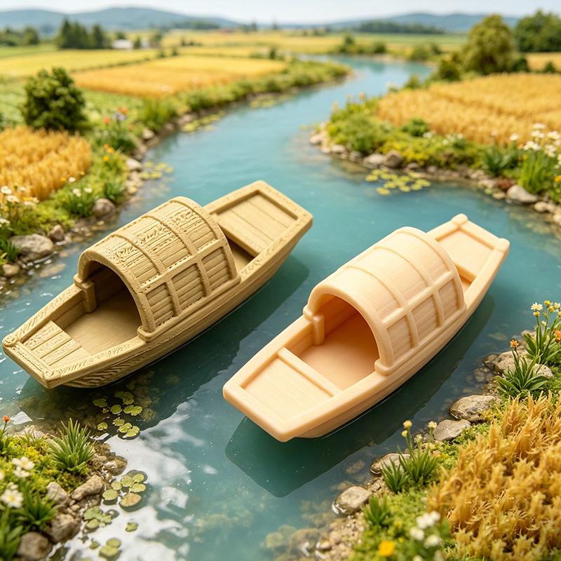 Aquarium Marina - 【S】Simulatie Drijvende Mini Boot Model Beeldje