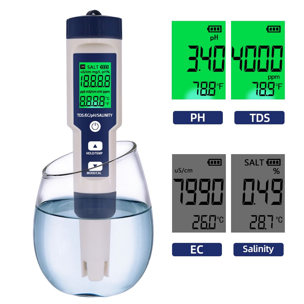 Marine Aquarium Water Analyzer - Professionele Waterkwaliteit Tester 5 In 1