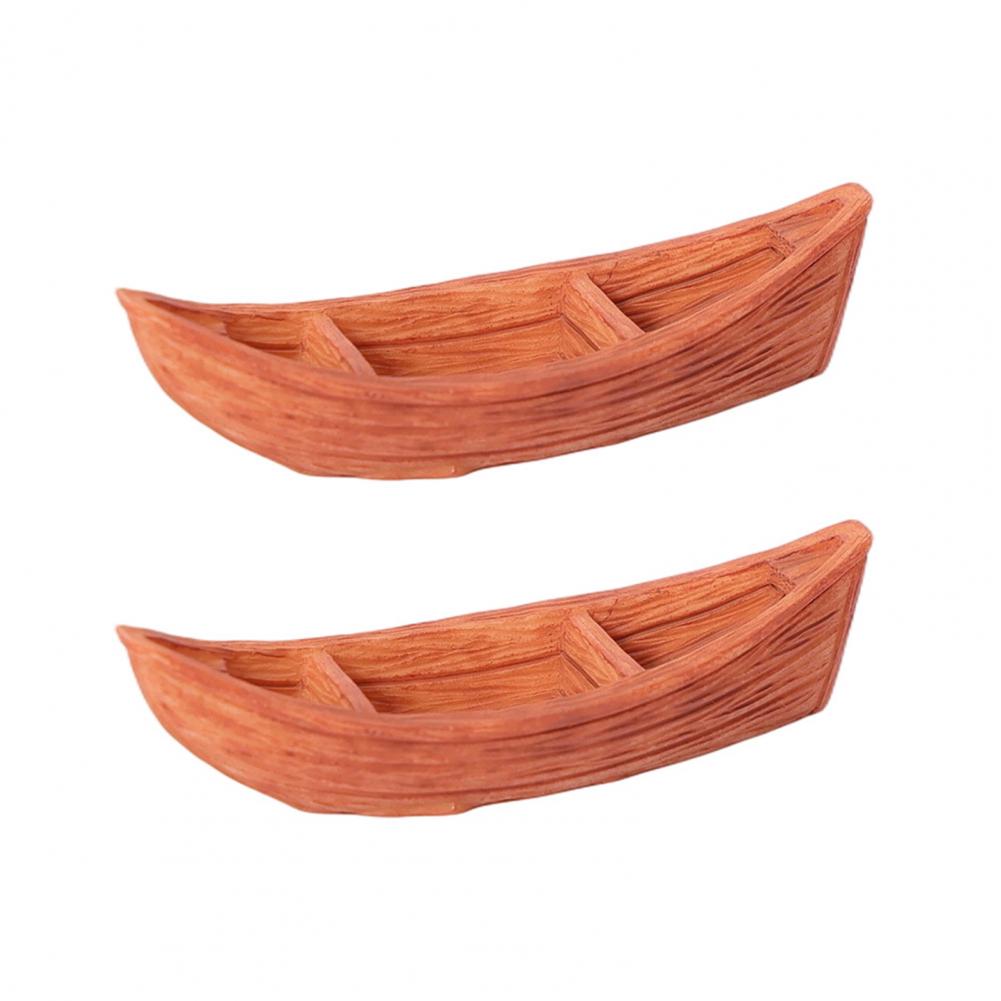 Aquarium Marina - Aquariumbootornament 2 stuks miniatuurbootfiguren voor sprookjesachtige