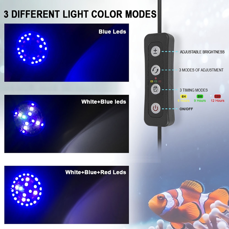 30W Aquarium LED-riflicht Dimb - Marine Aquarium Timing recensie en prijs