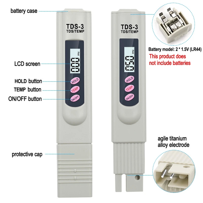 1/3 stuks draagbare LCD digita - Aquarium Marine Filter recensie en prijs