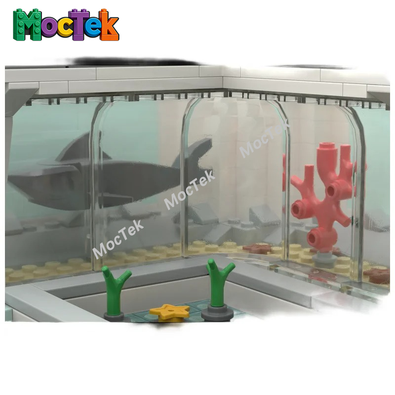 MOC City Aquarium Bouwstenen G - Aquarium And Marine Museum recensie en prijs
