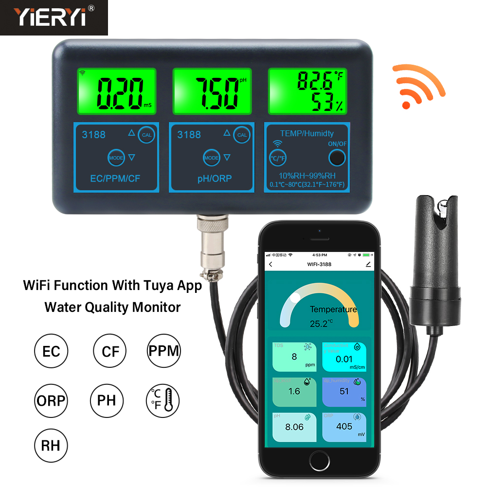 Wifi Ph Meter Temp Tds (Ppm) e - Marine Aquarium Water Analyzer recensie en prijs