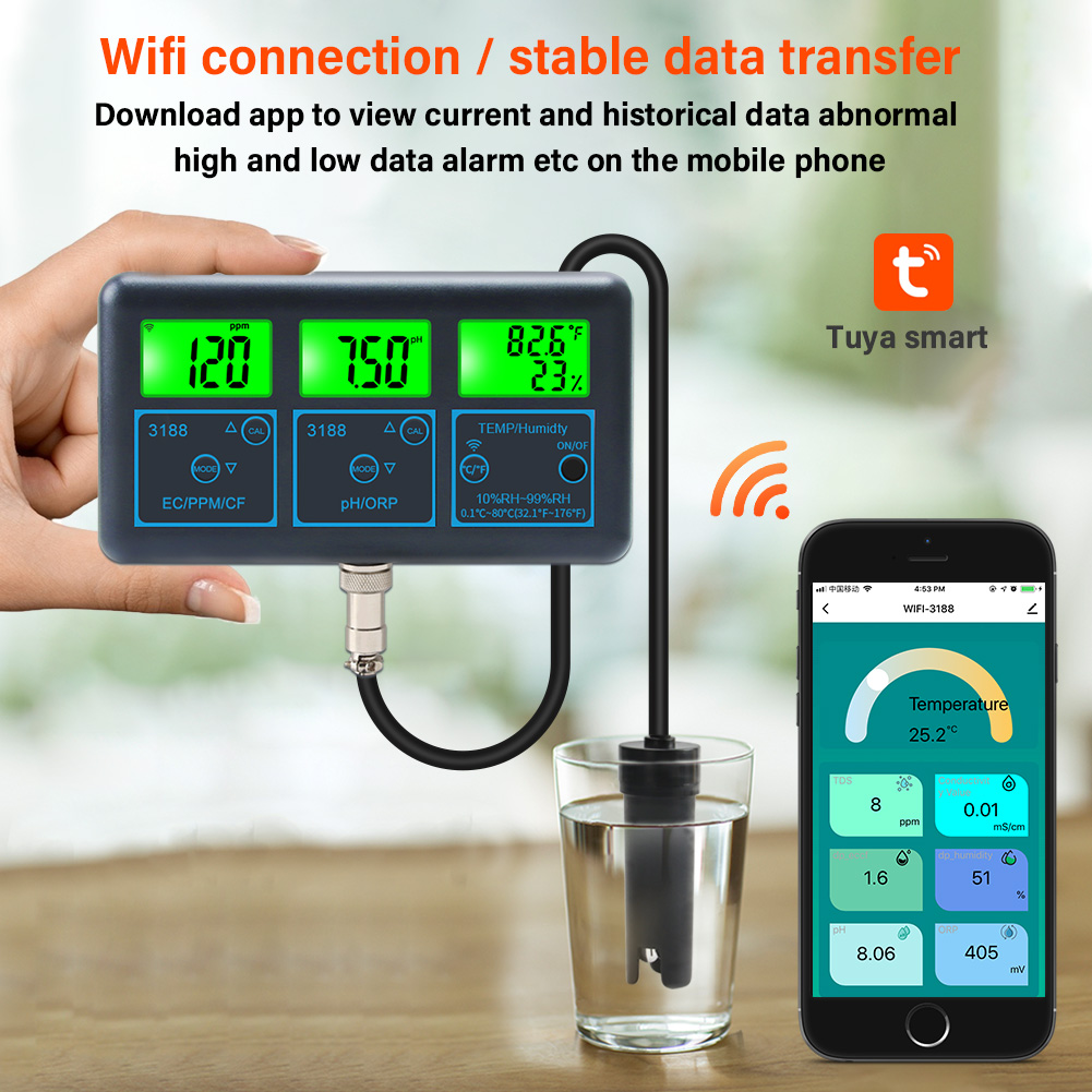 Wifi Ph Meter Temp Tds (Ppm) e - Marine Aquarium Water Analyzer recensie en prijs