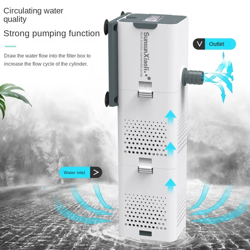 SUNSUN 3 in 1 Filter voor Aqua - Marine Aquarium Hardscape recensie en prijs