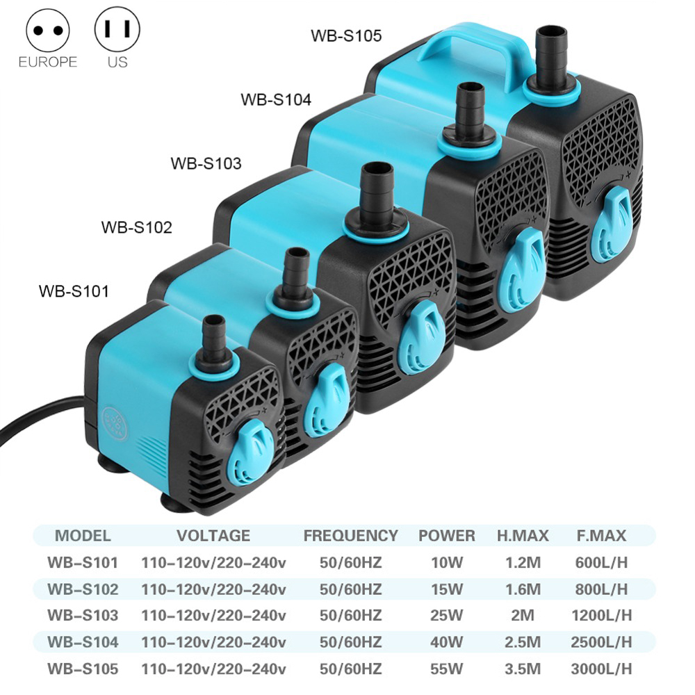 220V Ultra Stille Dompelpomp F - Aquarium Marine Filter recensie en prijs