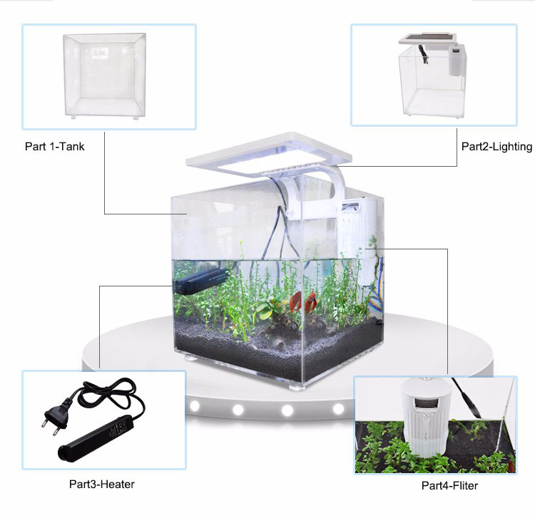 Mini Acryl (25*25*25cm) Aquari - Aquarium Marina recensie en prijs