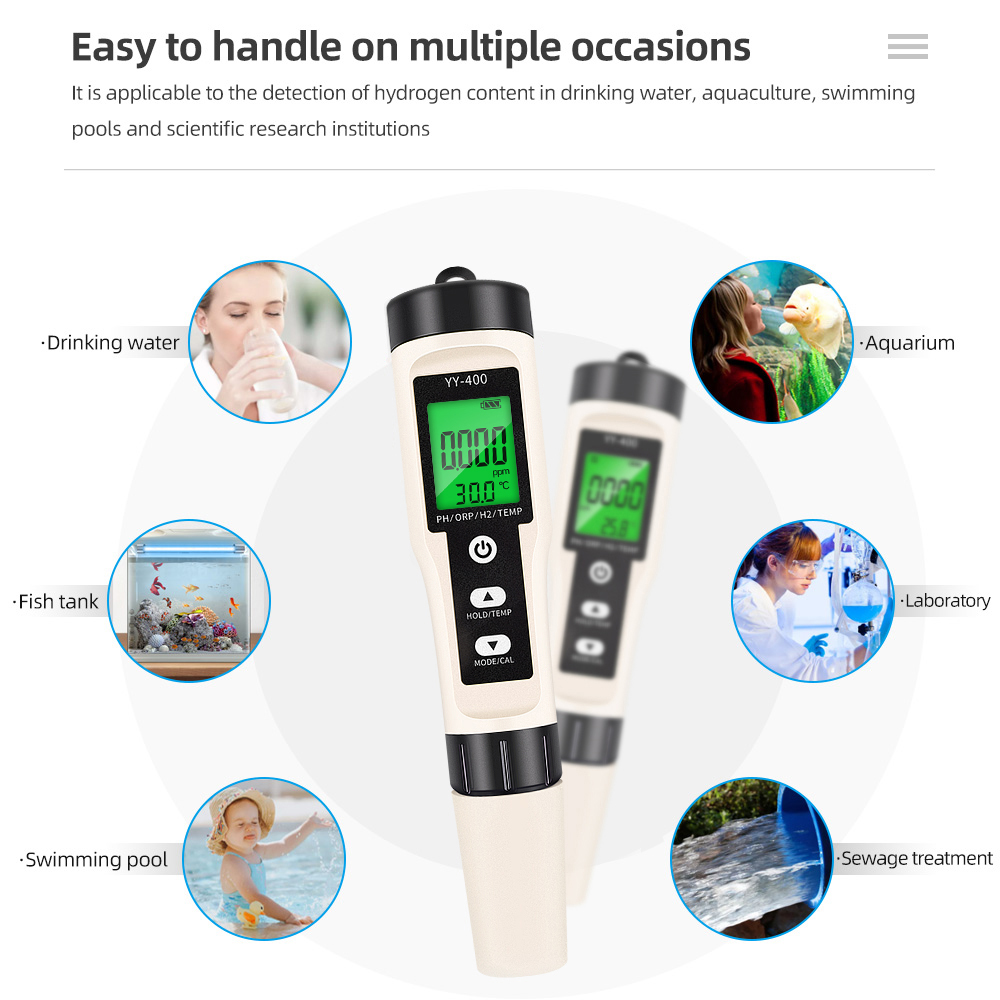 4/3/2 in 1 Optionele PH ORP H2 - Marine Aquarium Water Analyzer recensie en prijs