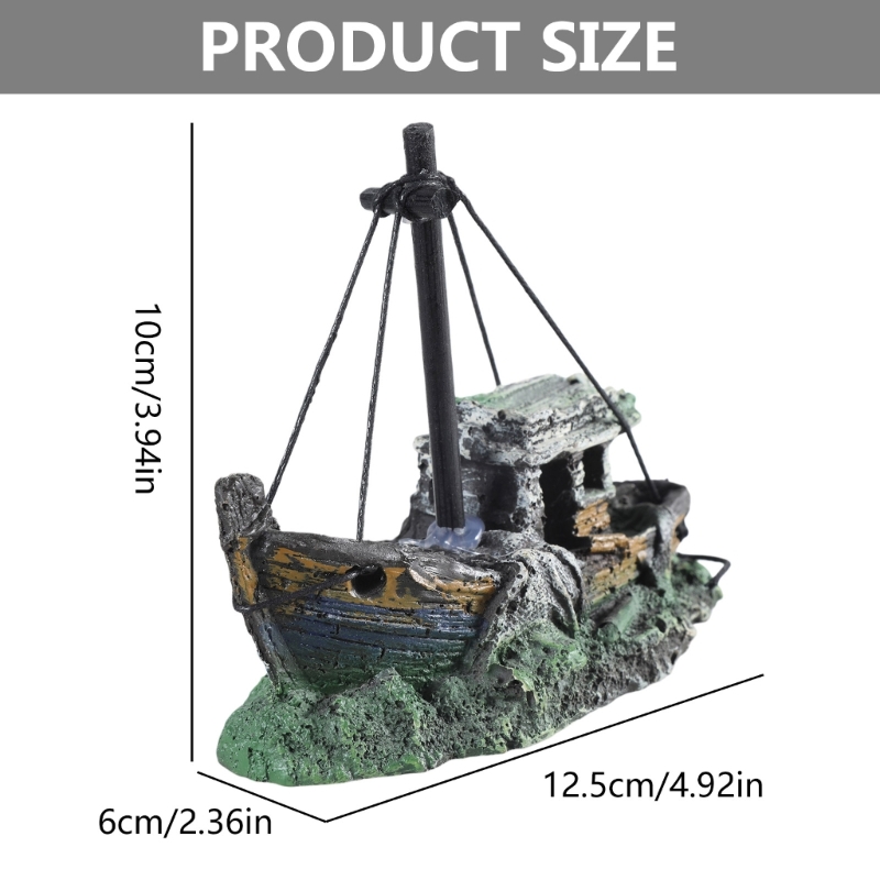 Aquarium Verzonken Schip Decor - Aquarium Marina recensie en prijs